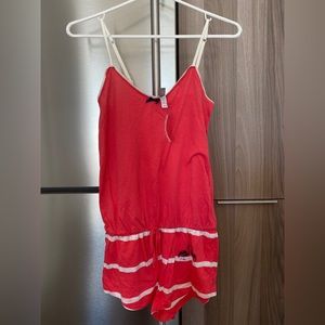 Brand new one piece sleepwear tank + shorts